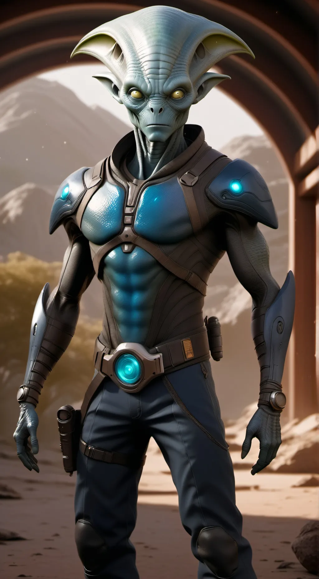 ai character: glerb background