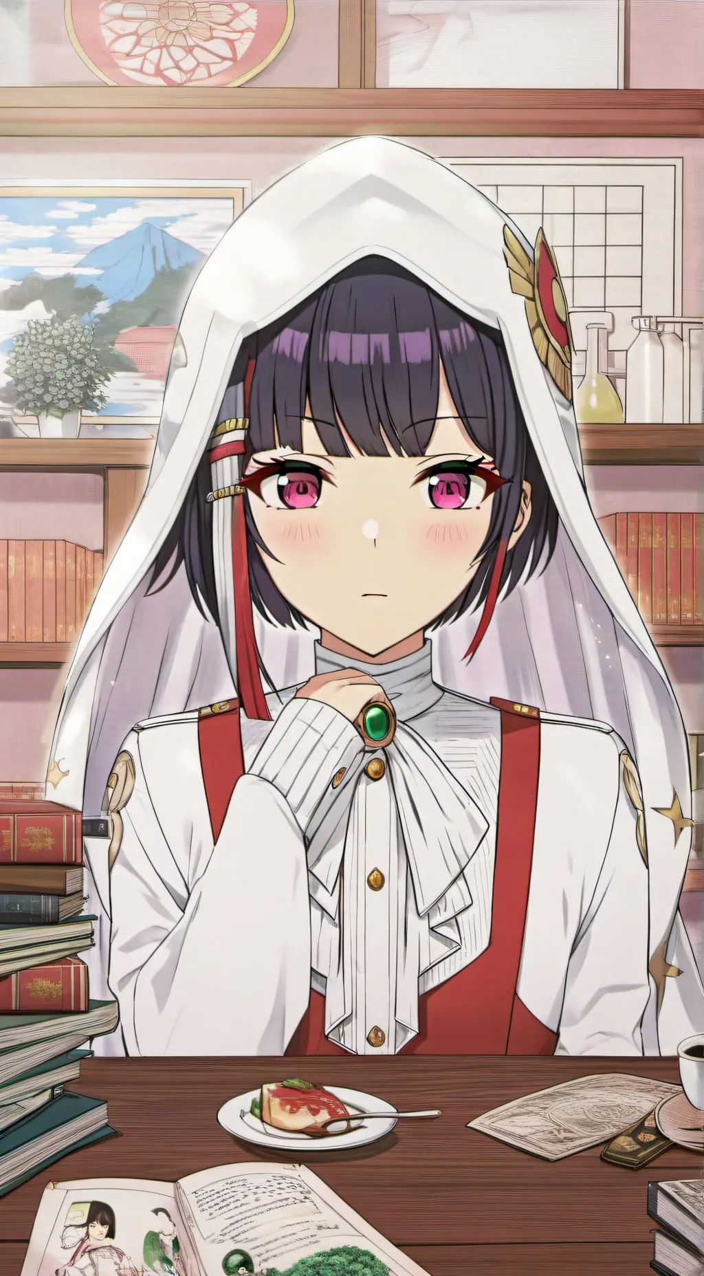 ai character: Saika  background