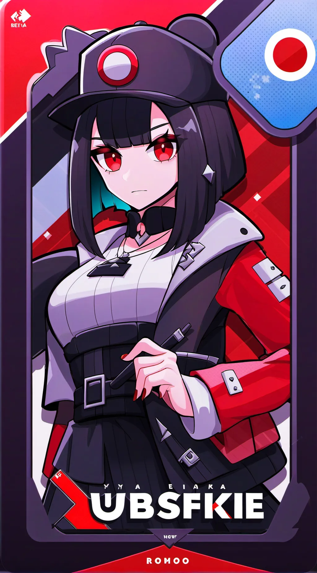 ai character: SUBSCRIBE TO ME background