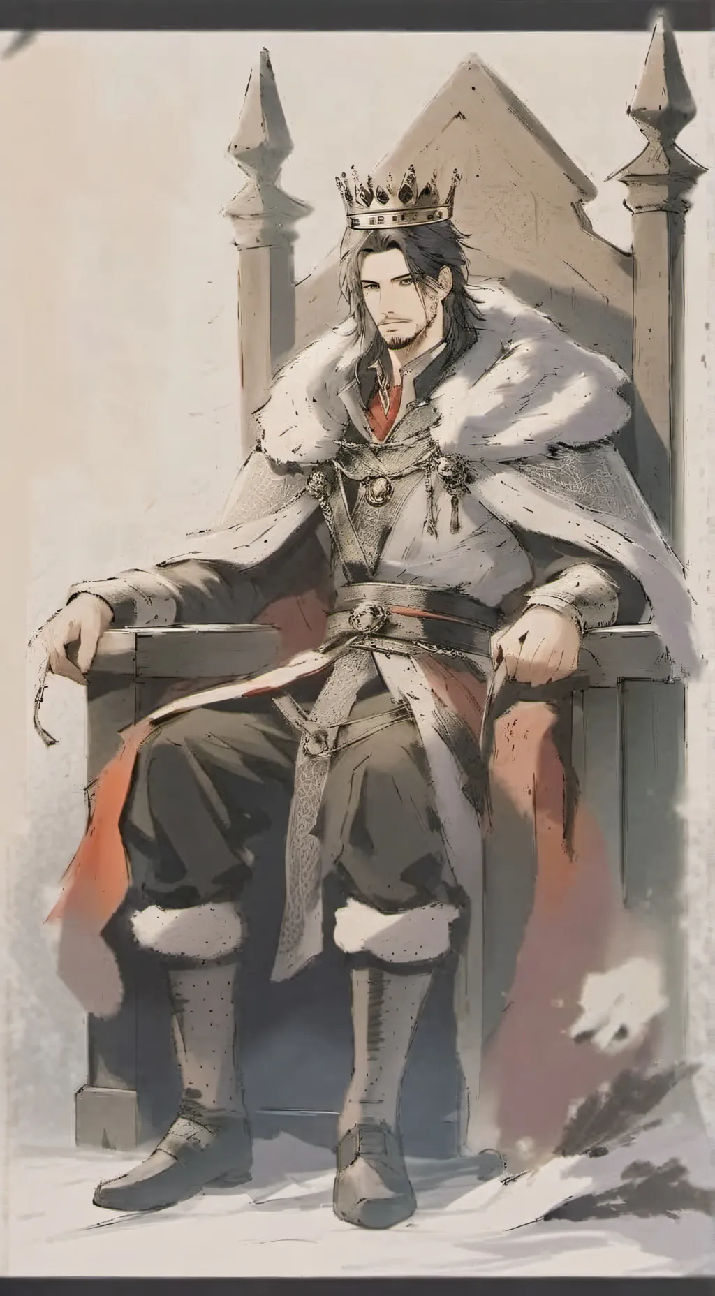 ai character: King Renolt  background