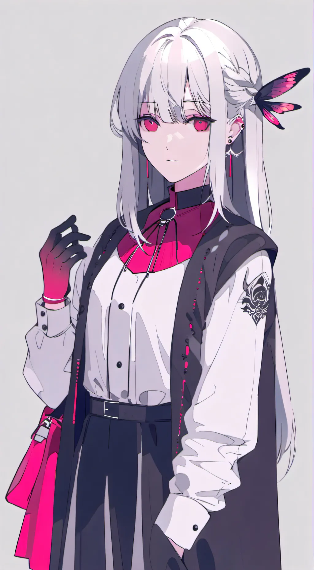 ai character: rose background