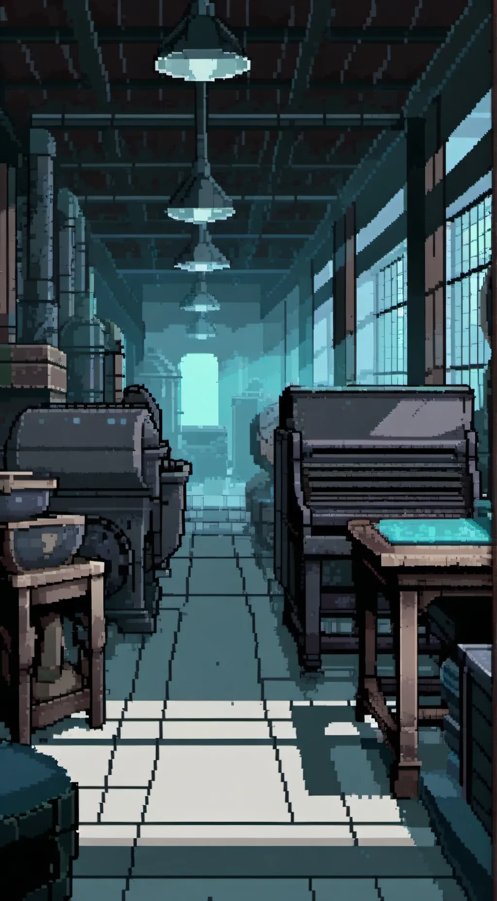 ai character: A tale of horror background