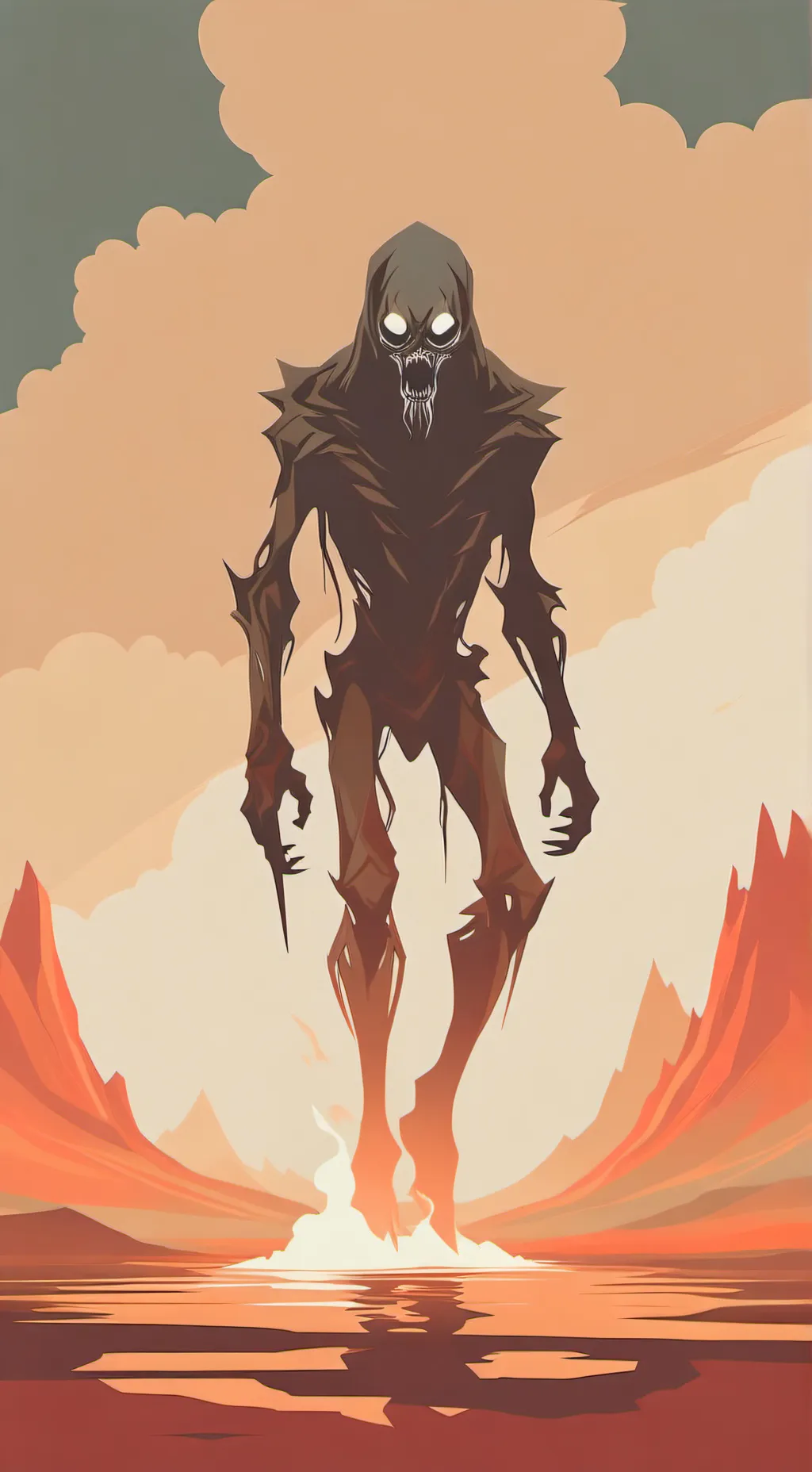 ai character: Skinwalker  background