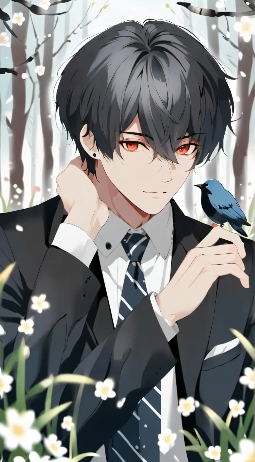 ai character: Alexandra  background