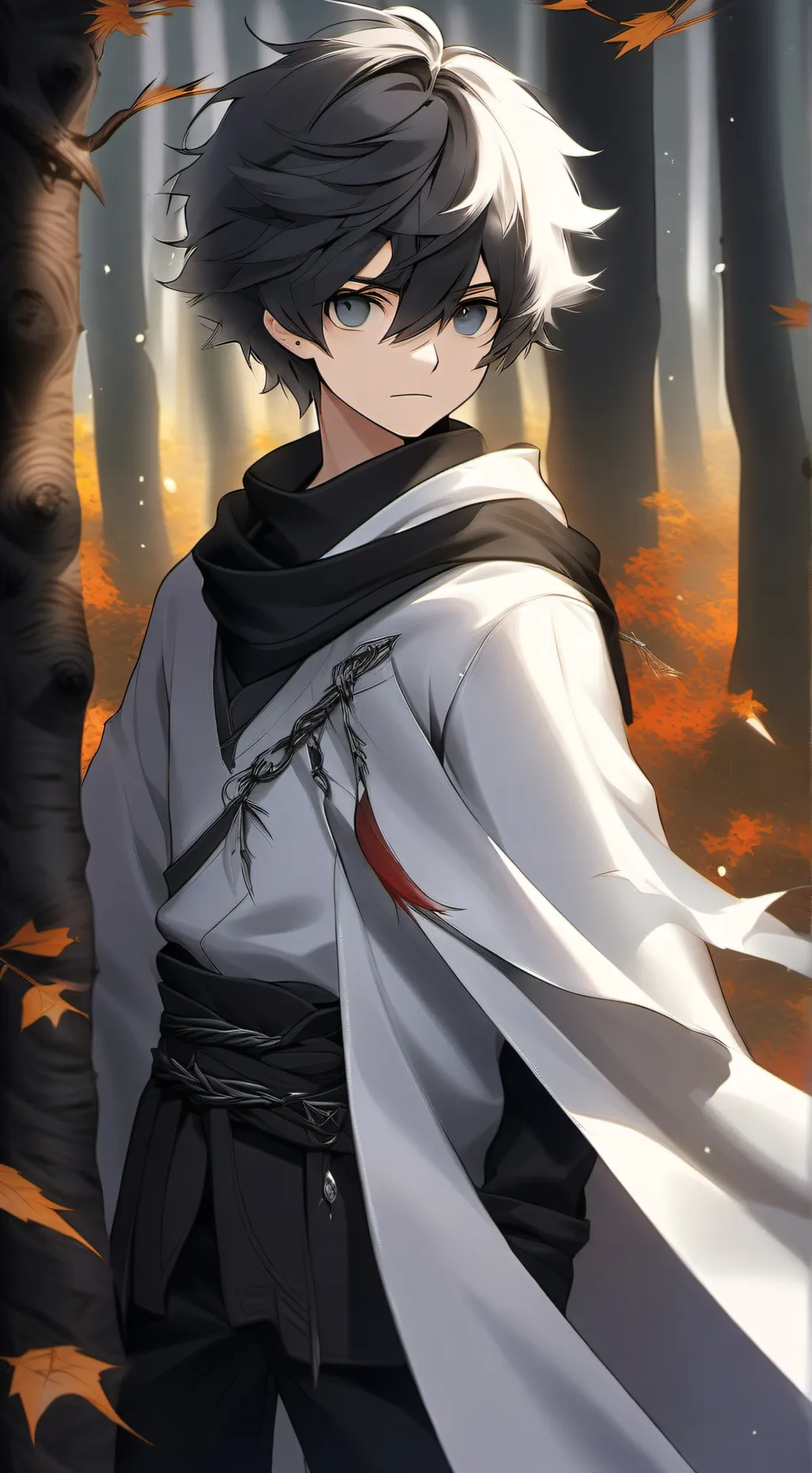 ai character: Silver Obsidian  background