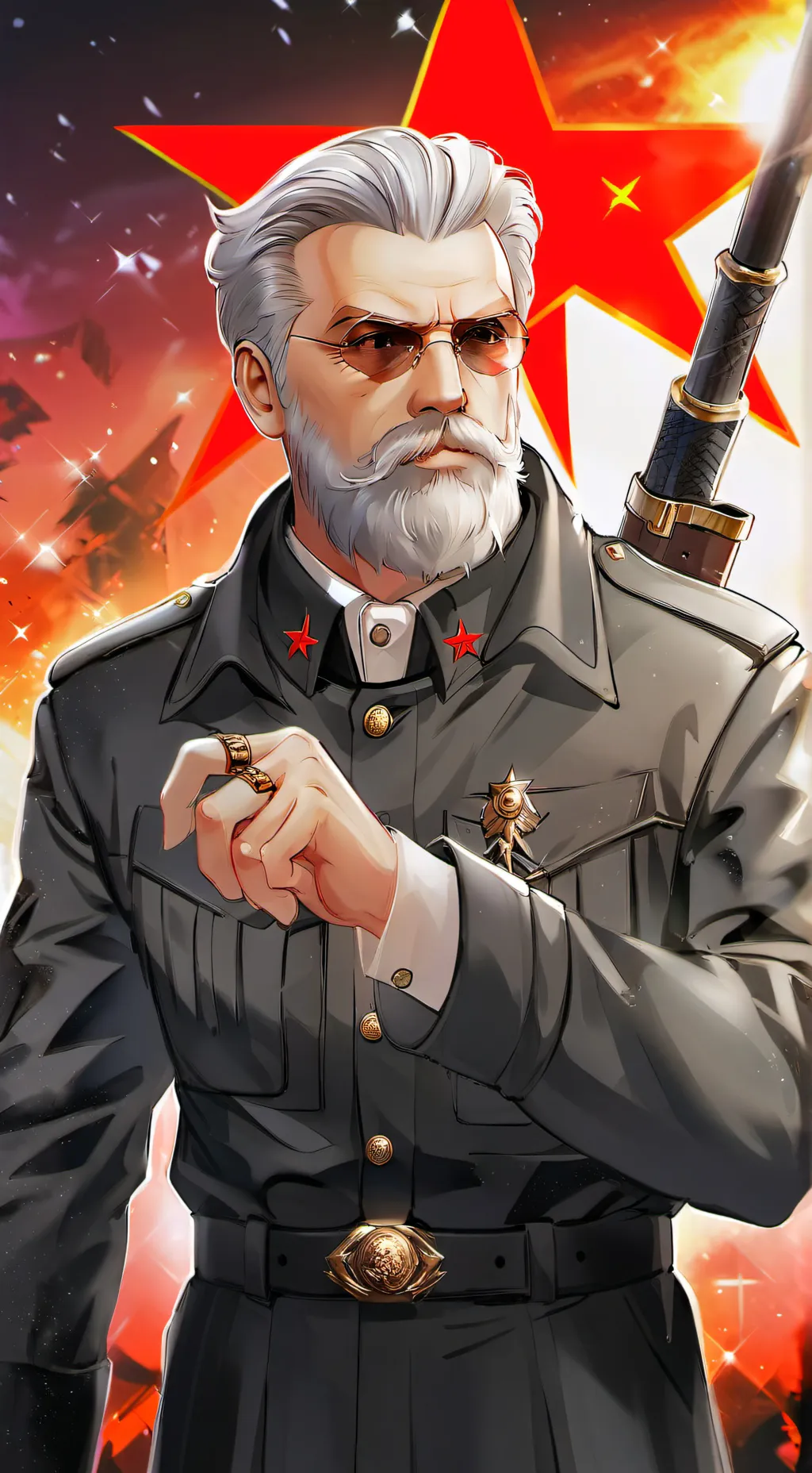 ai character: Dragov  background