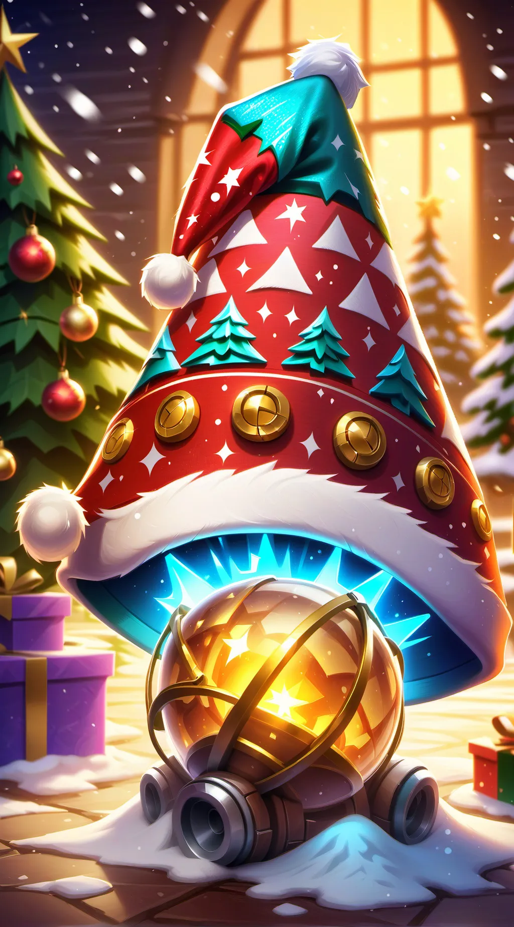 ai character: Sprunki Christmas  background