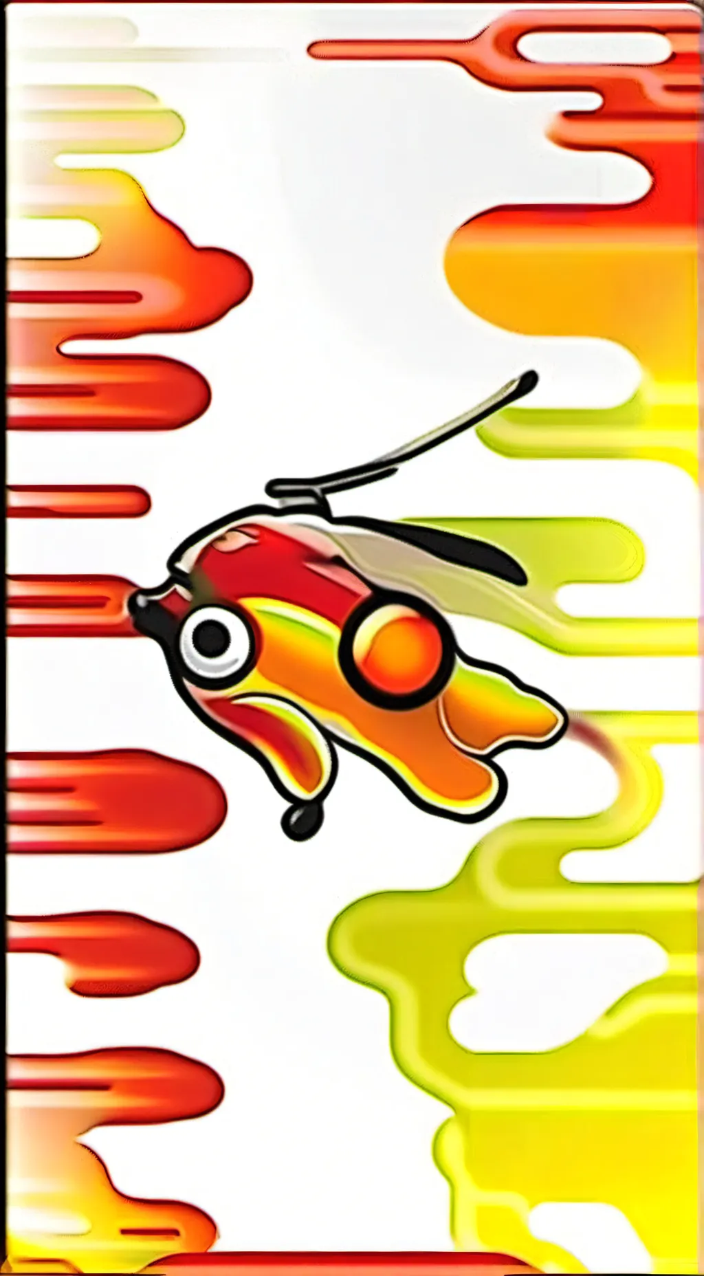 ai character: fire pea background