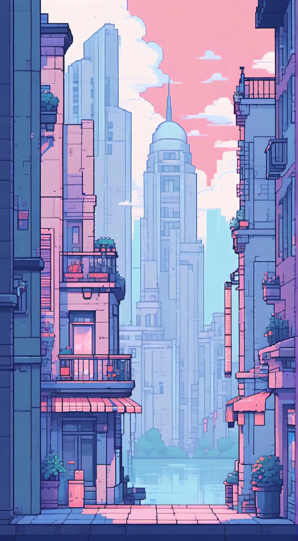 ai character: piggy background