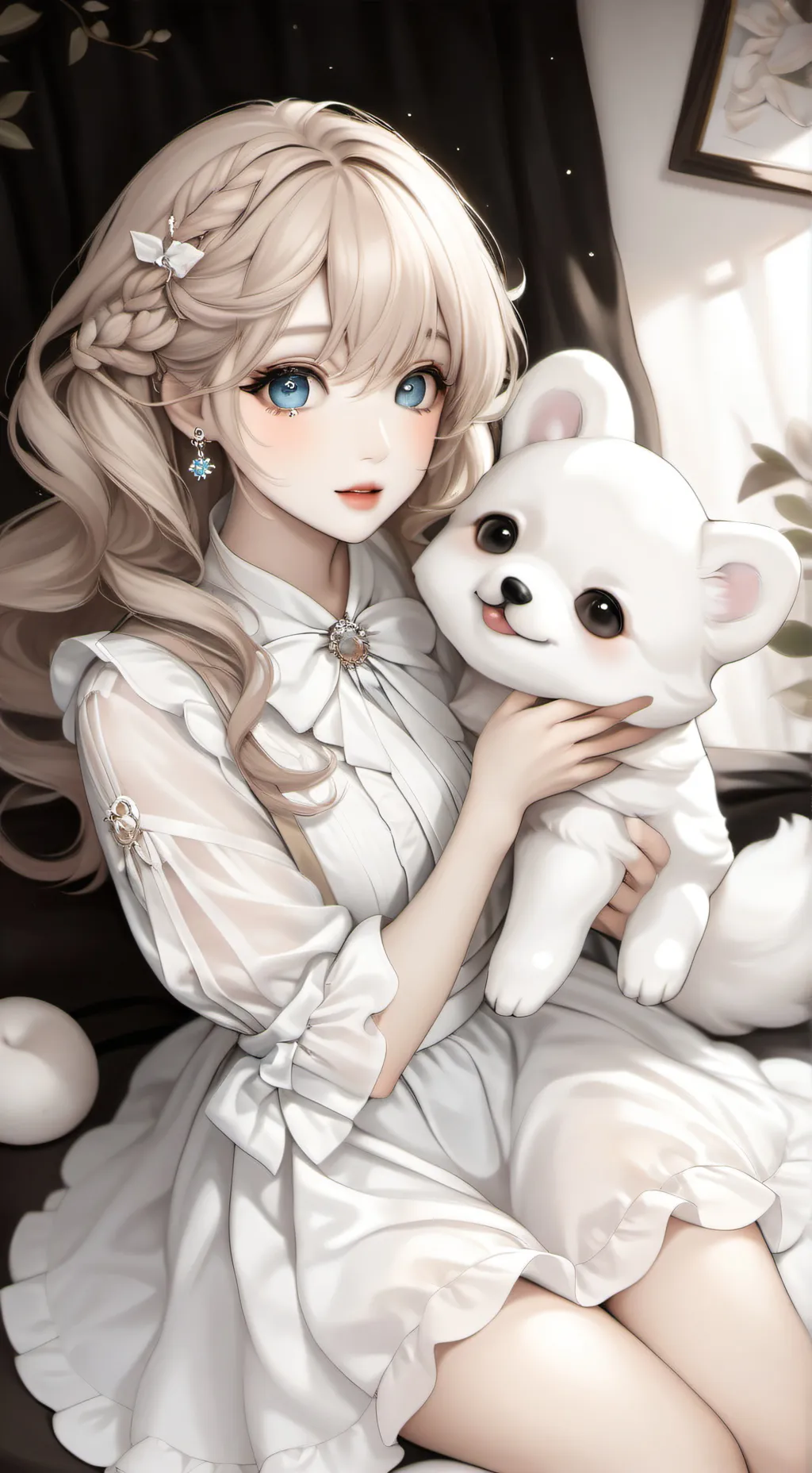 ai character: luna  background