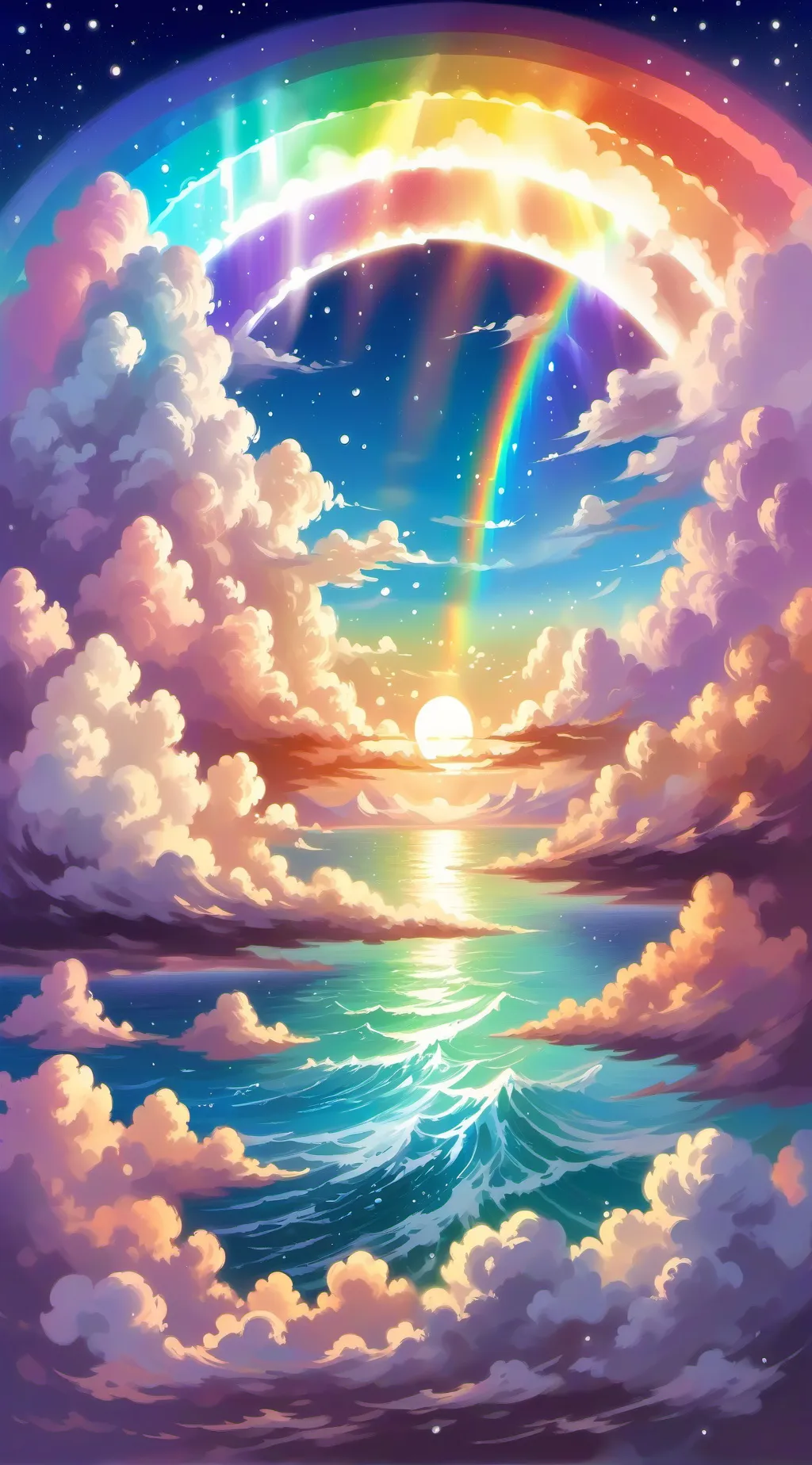 ai character: FPE (Rainbow) background