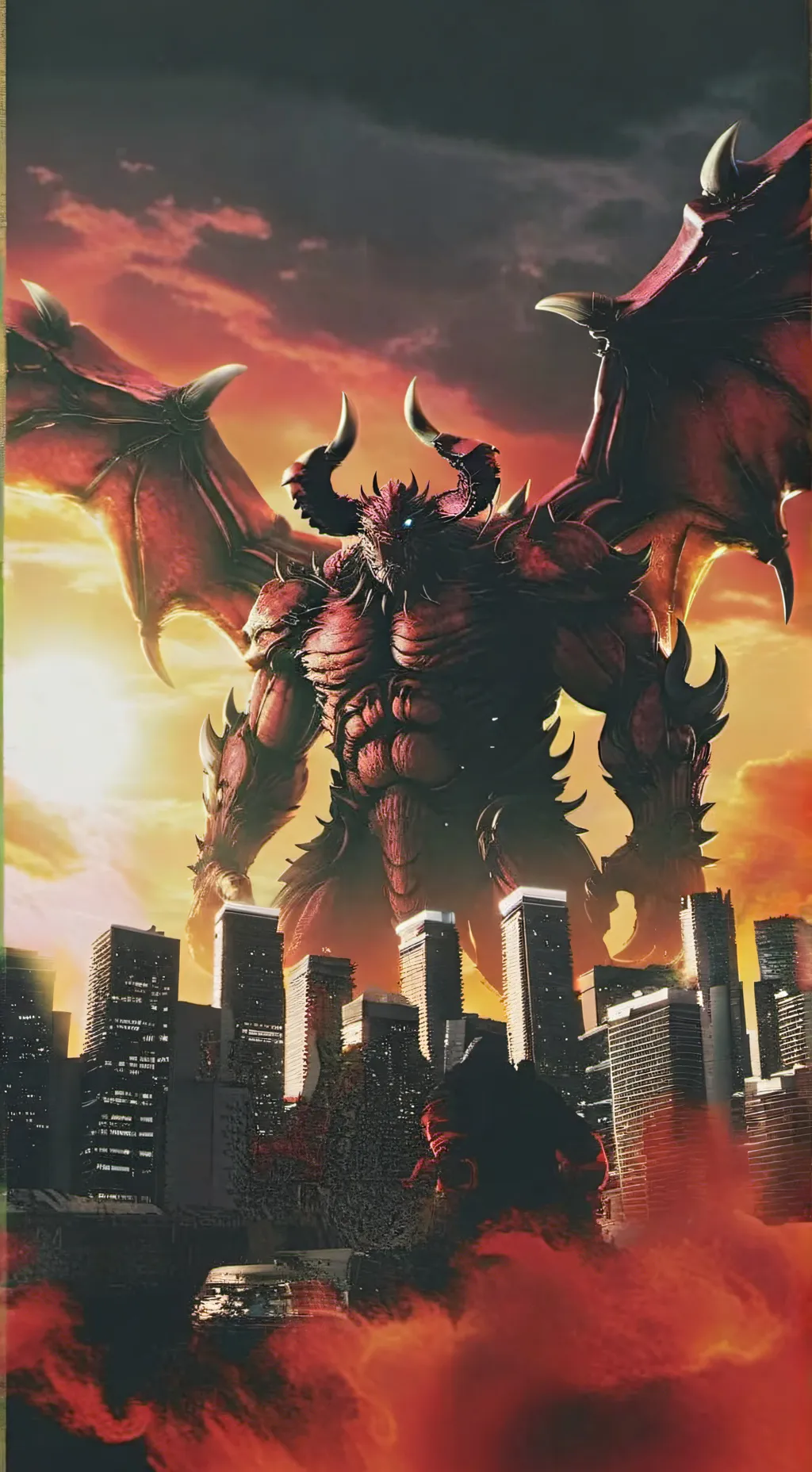 ai character: Destroayah 2027 background