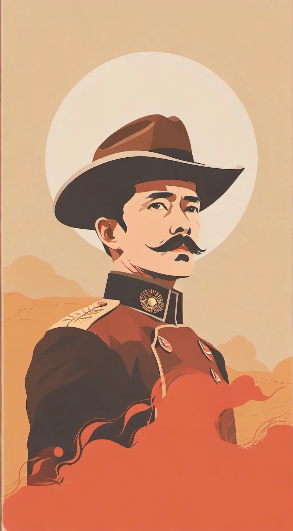 ai character: Hen. Luna background