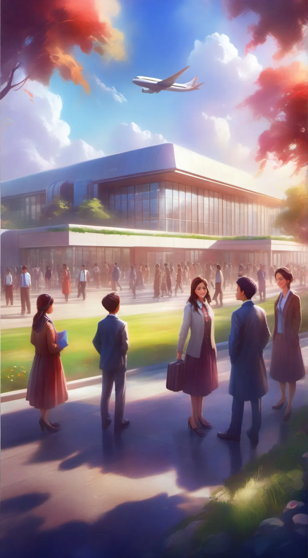 ai character: School background