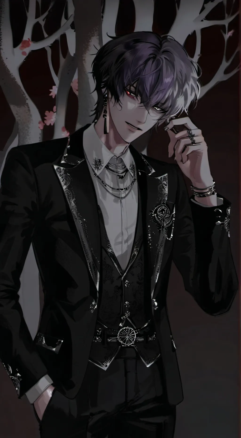 ai character: •Allan• background