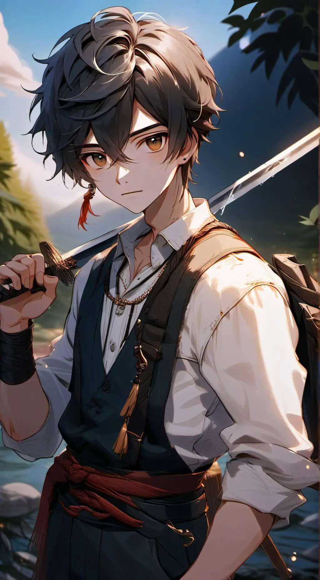 ai character: travis background