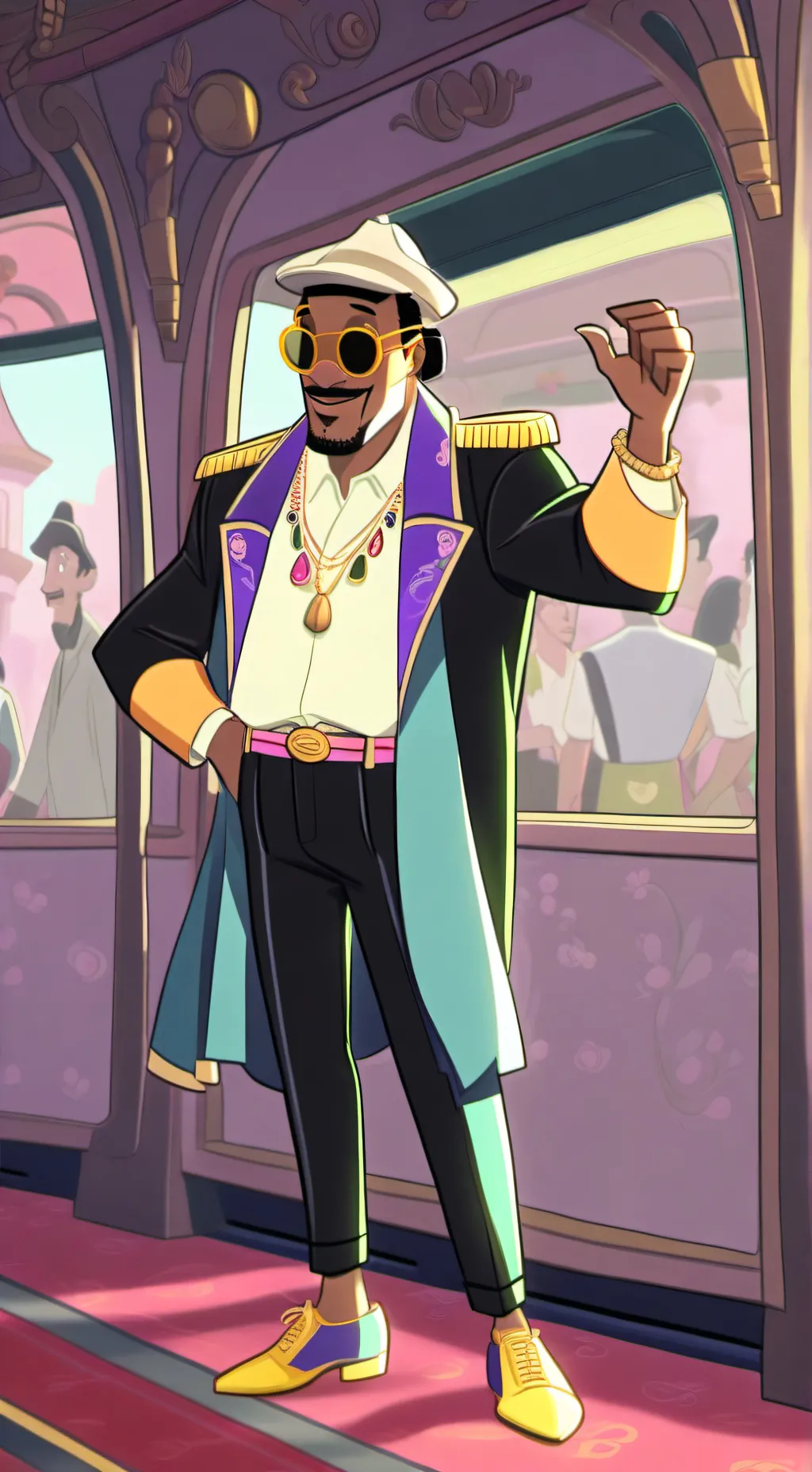 ai character: Snoop them  background