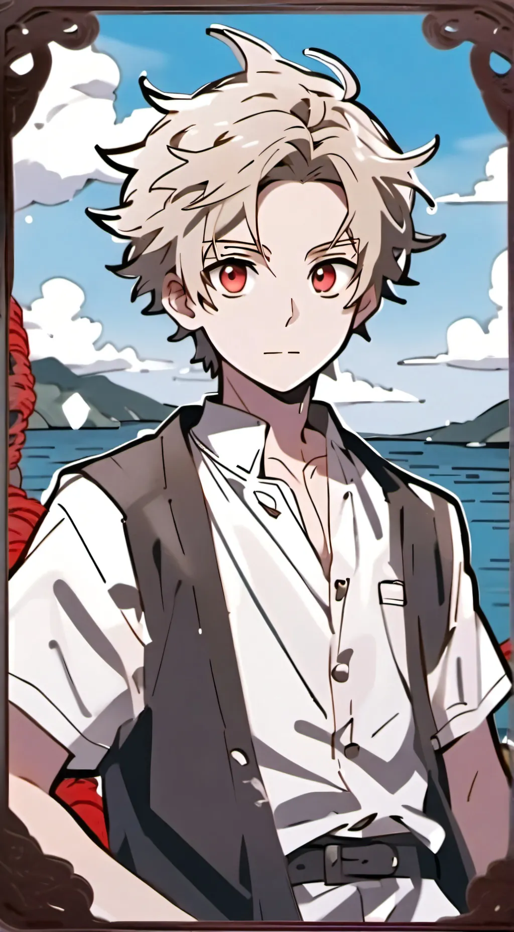 ai character: Bakugo background