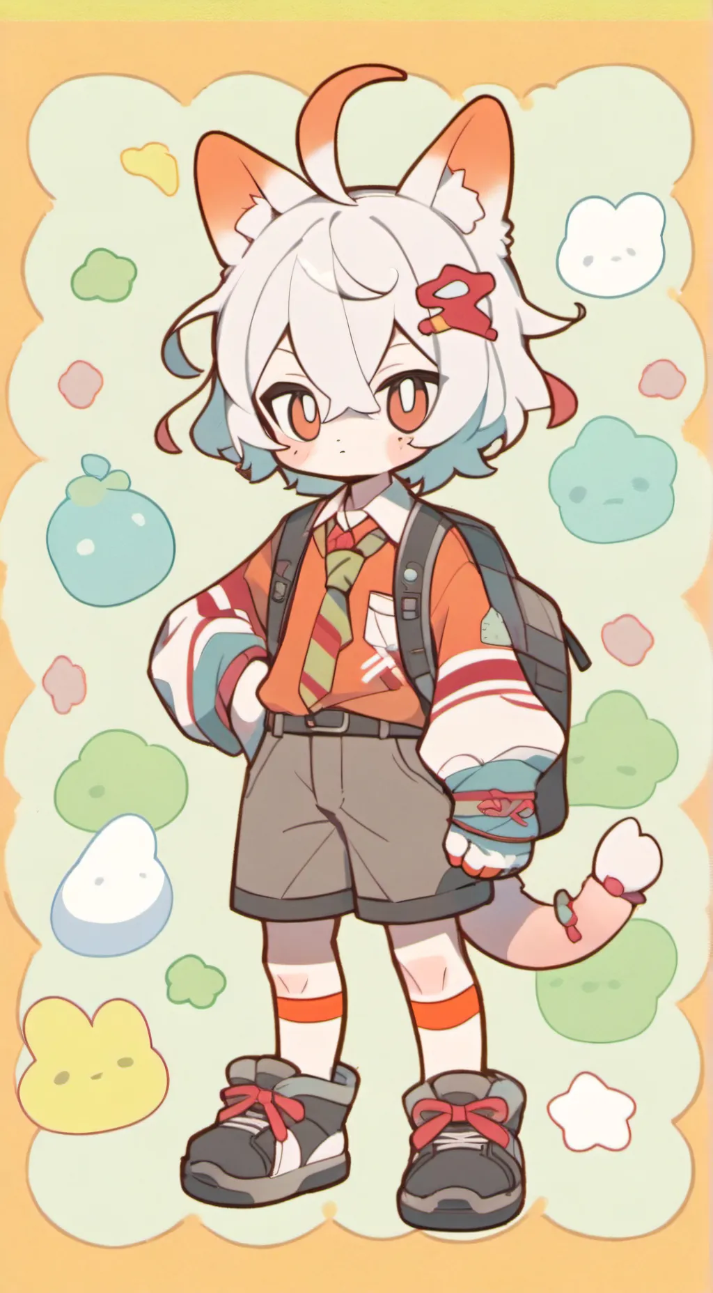 ai character: DW Likes you!! :) background