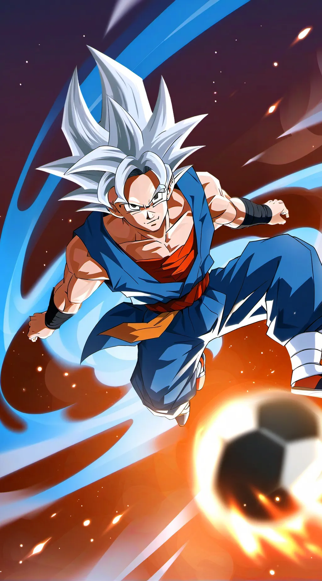 ai character: Goku kamui background