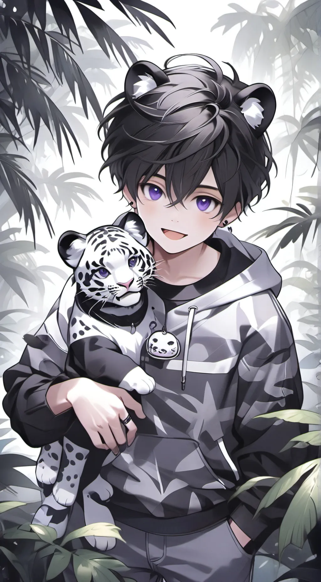 ai character: AJ ￼ background