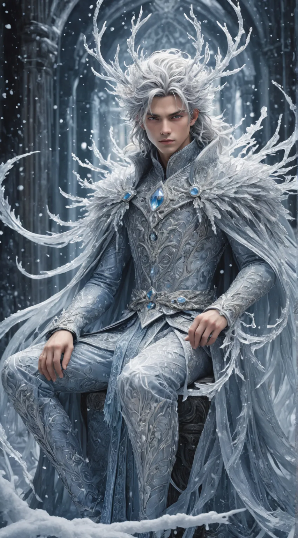 ai character: Frost background