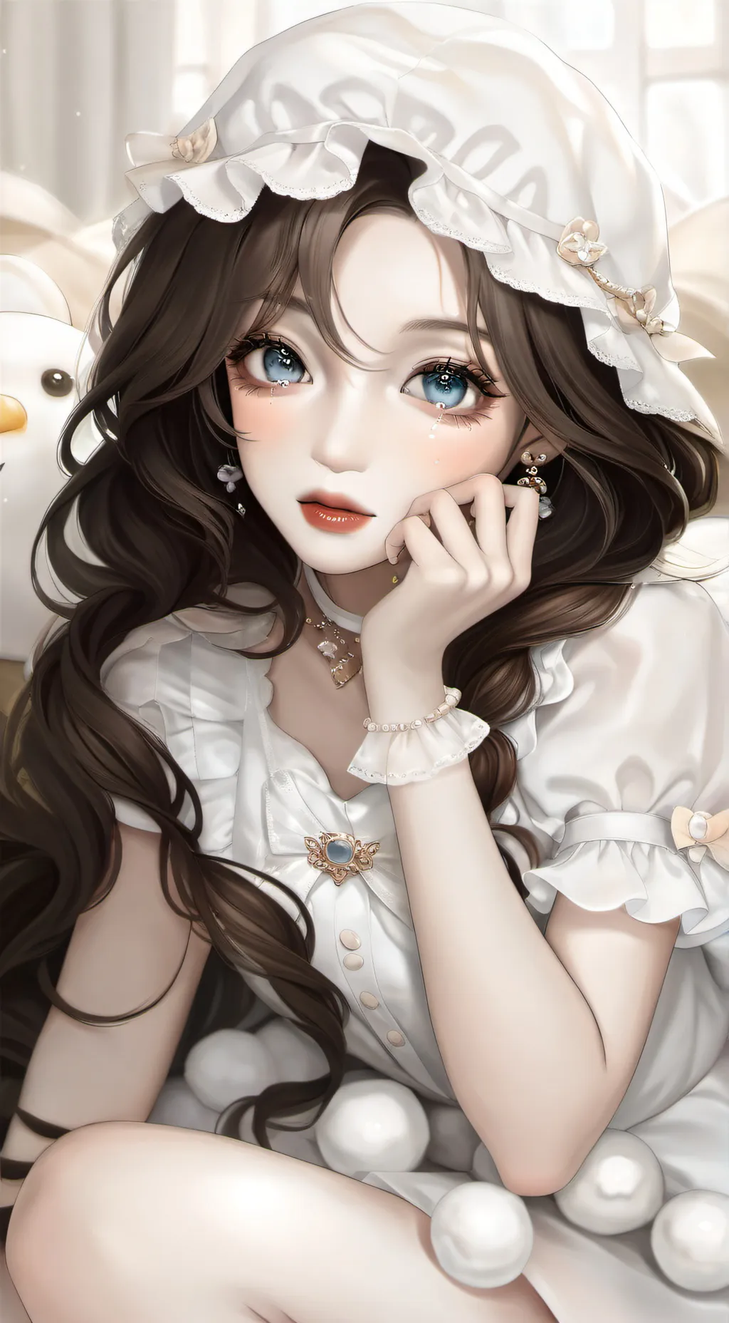 ai character: Luna background