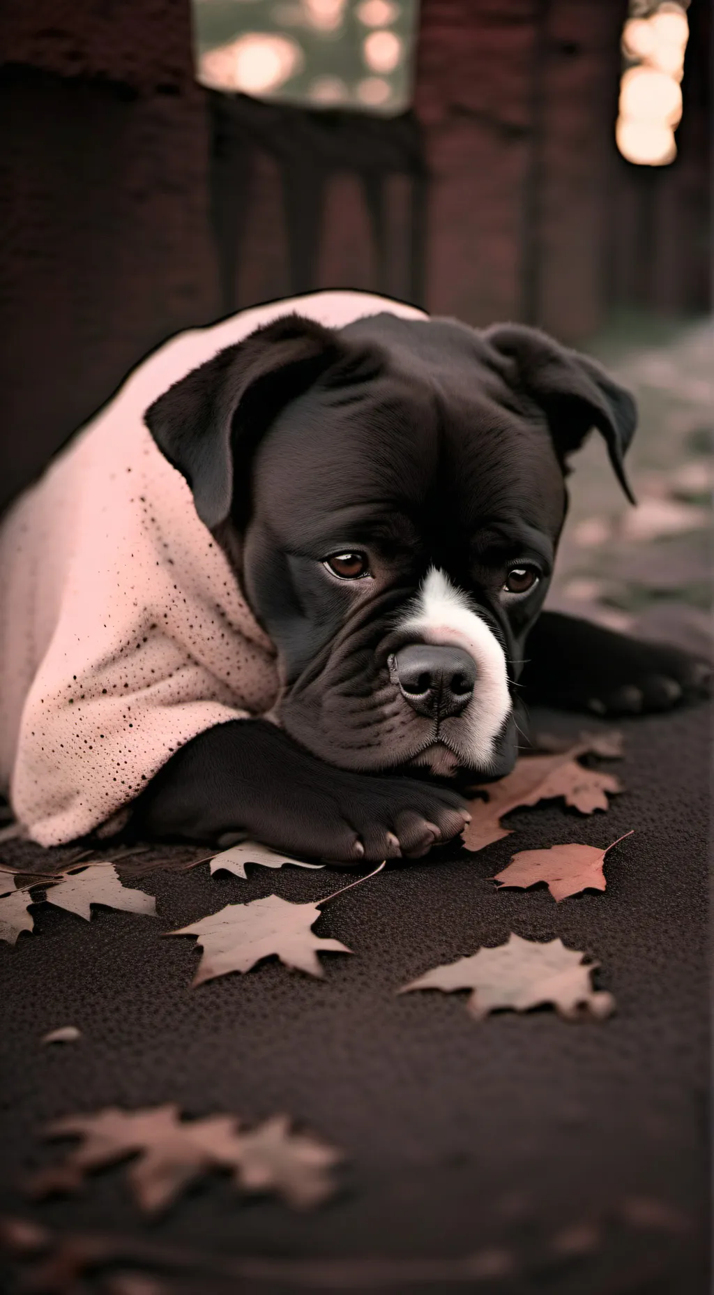 ai character: fluffy background