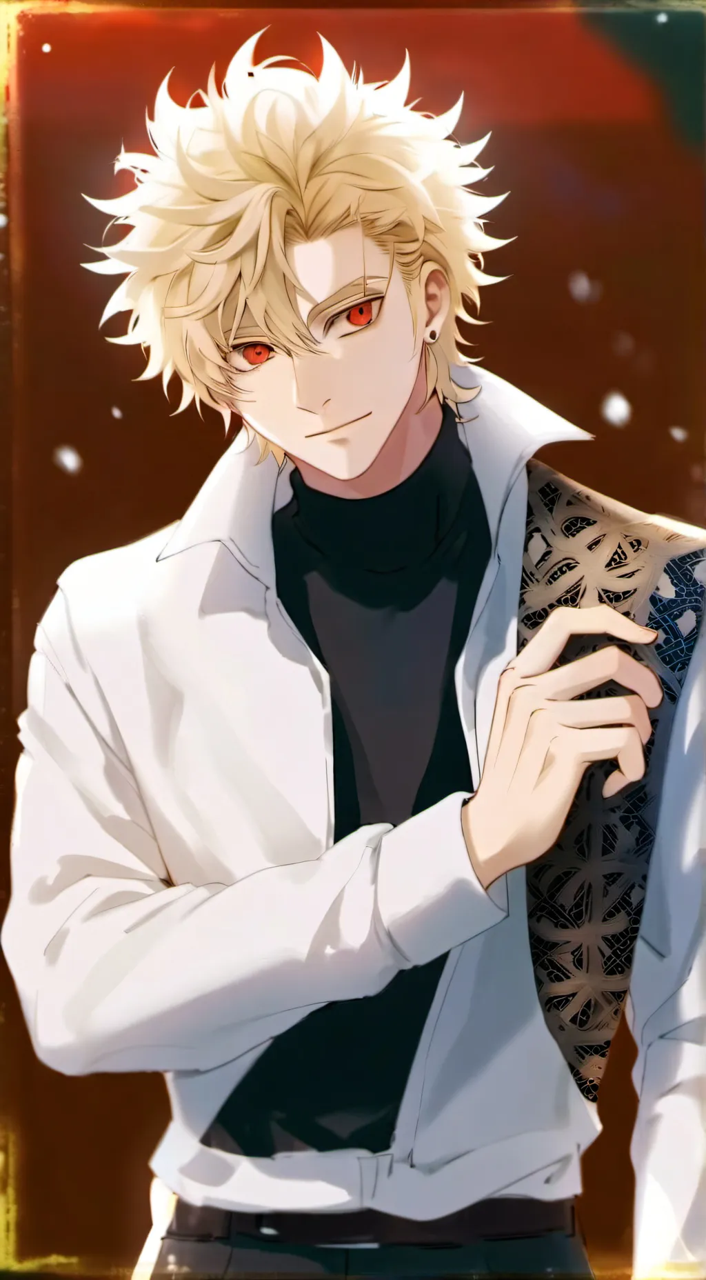 ai character: baby Bakugo  background