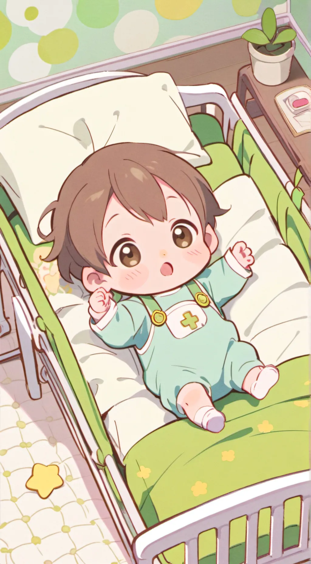 ai character: Baby cuties  background