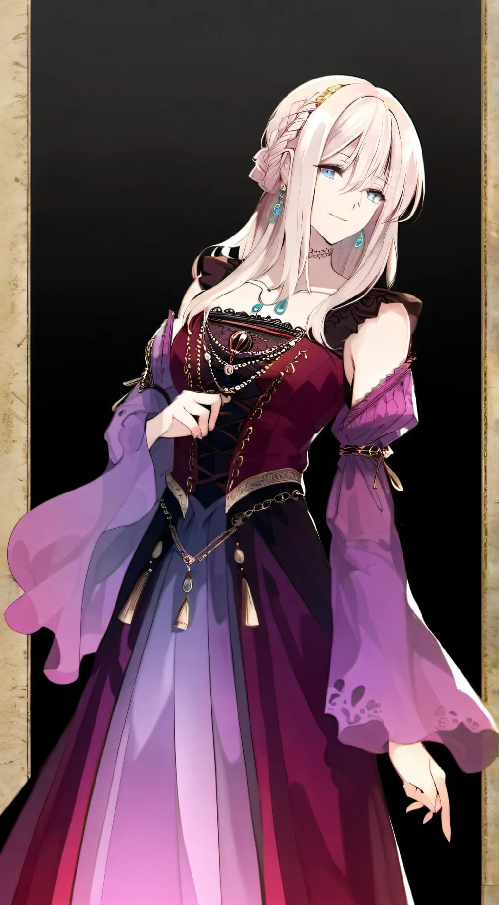 ai character: Aurora background