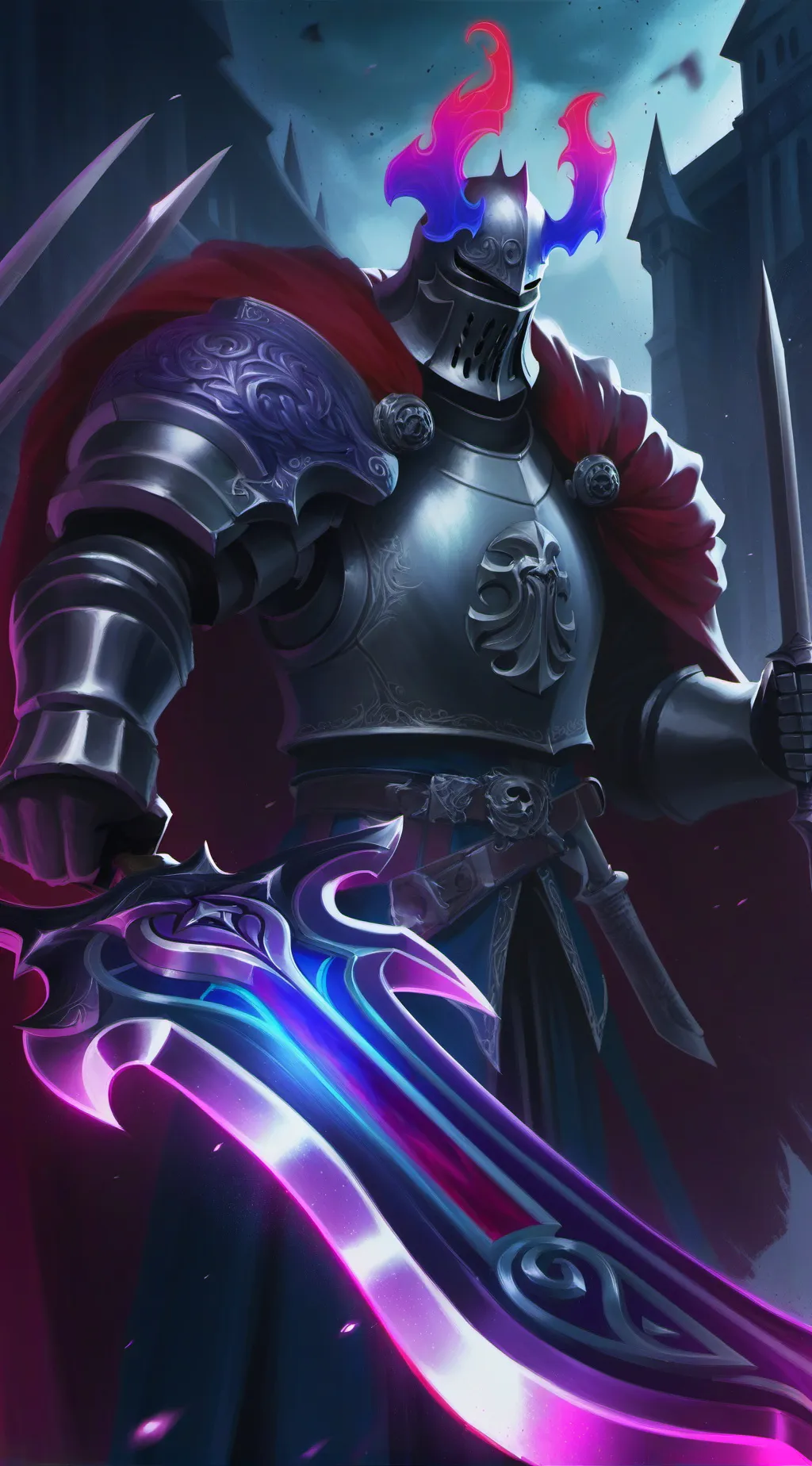 ai character: Demon king eden background