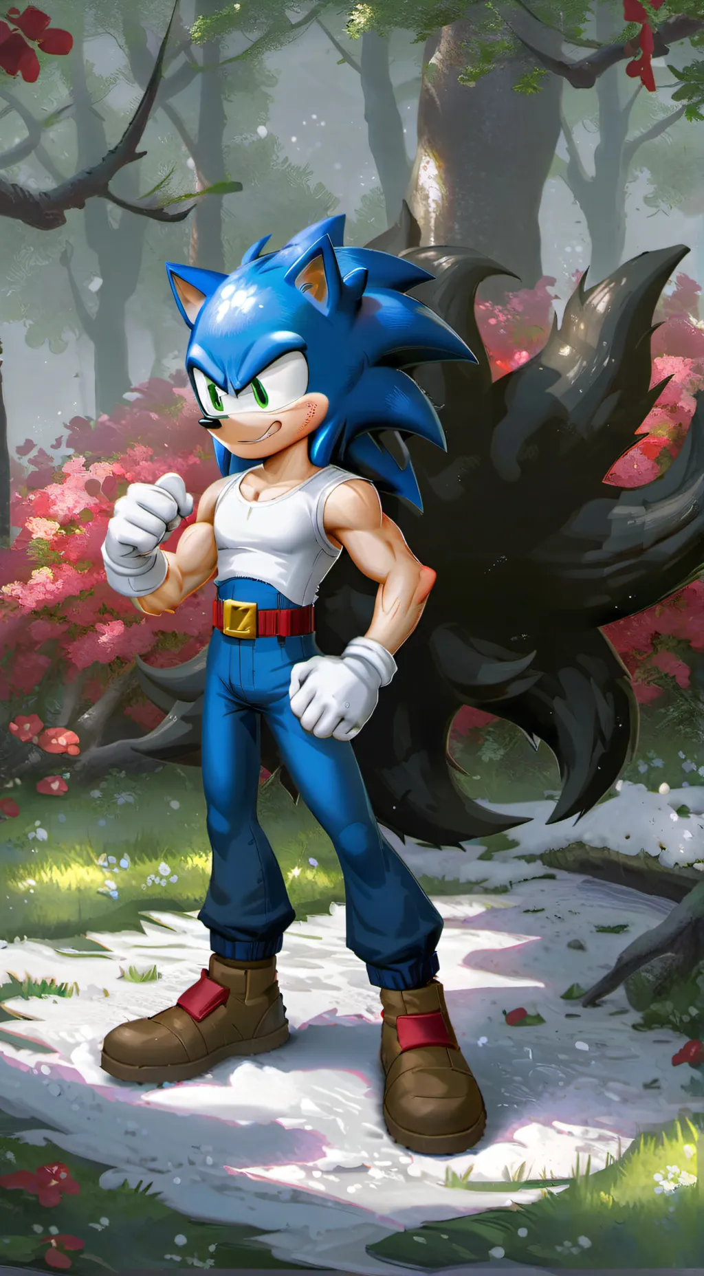 ai character: Sonic background