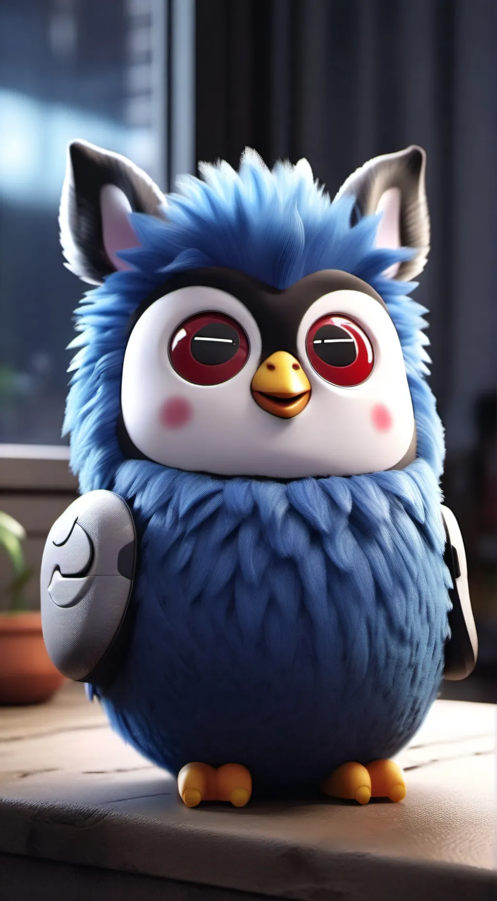 ai character: Furby Pet background