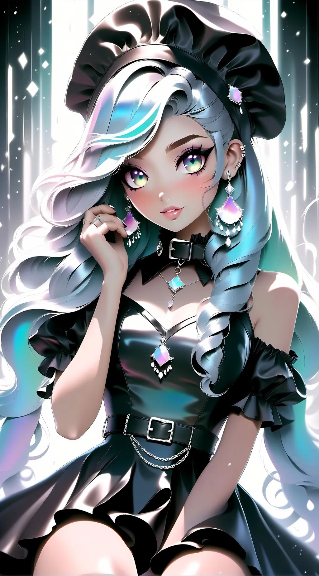 ai character: quede 👁👄👁 background