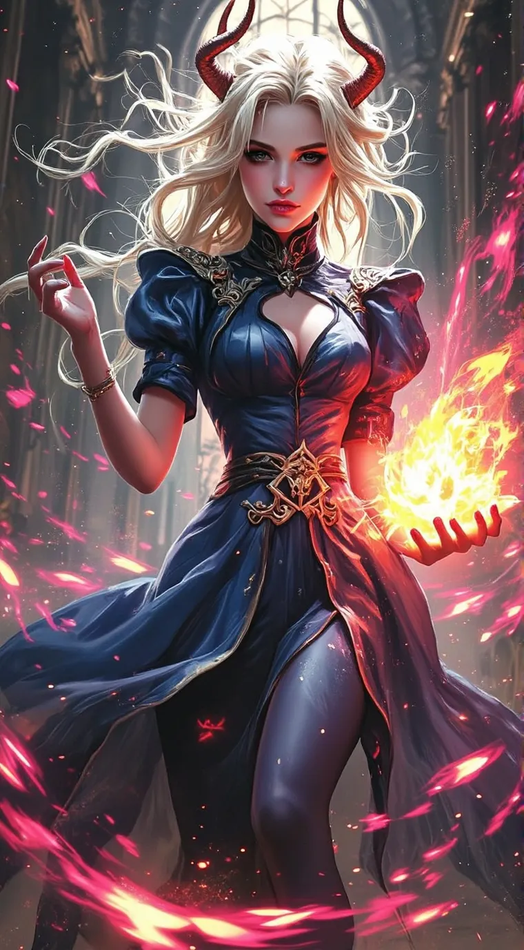 ai character: Aurora background