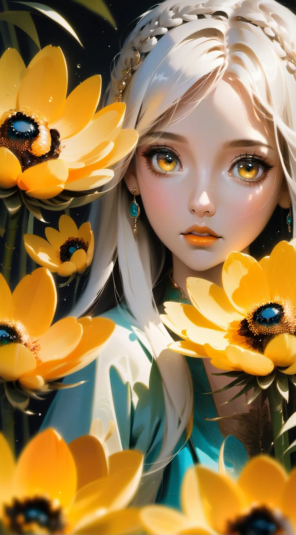 ai character: Leony background