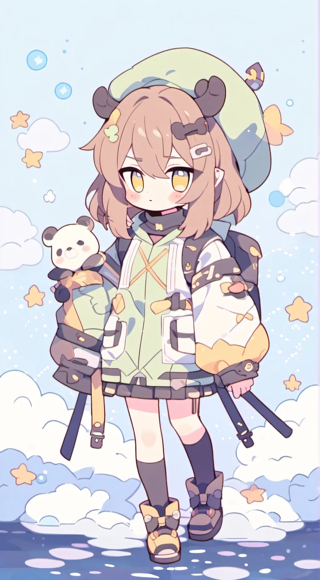 ai character: Mha  background