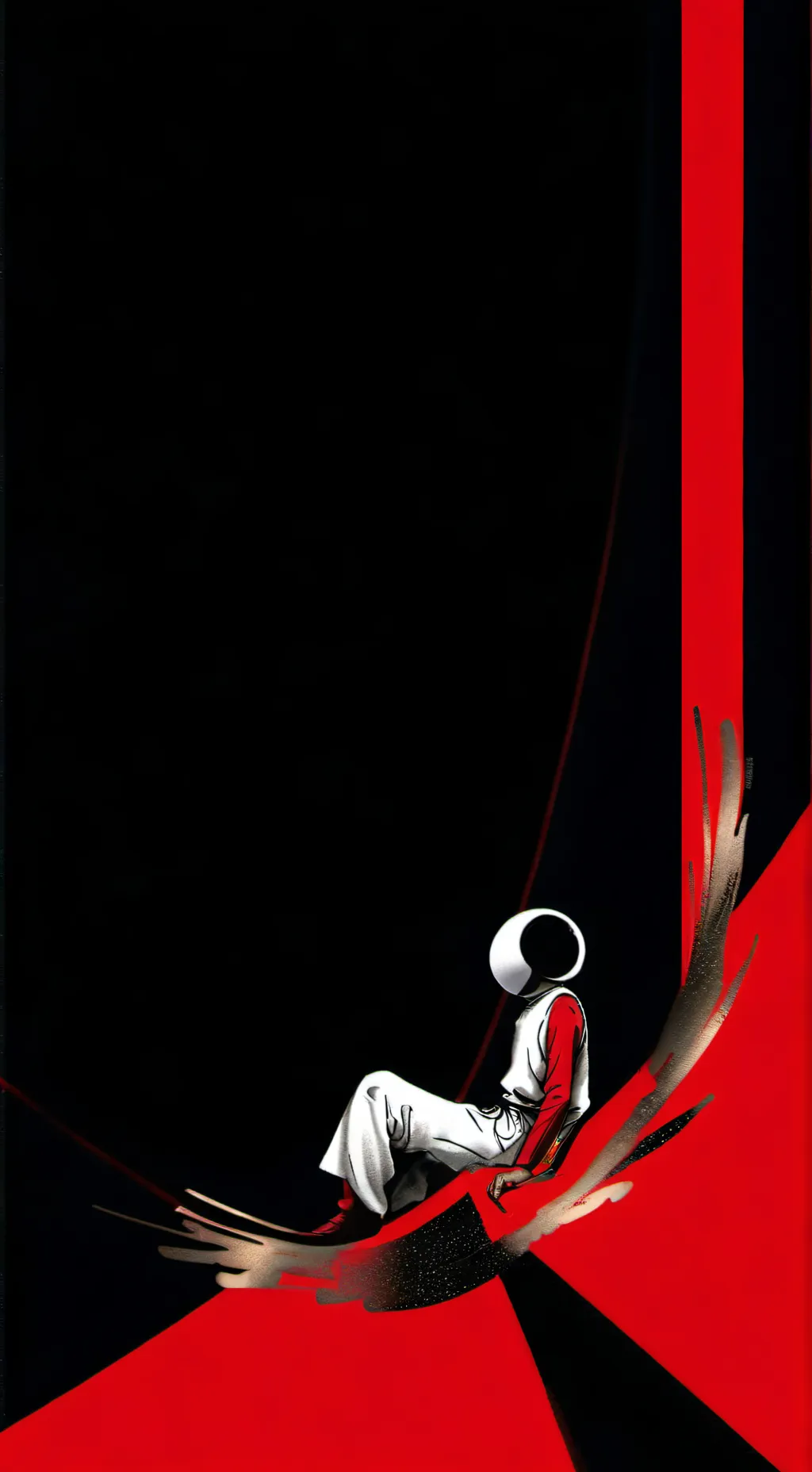 ai character: Horror background