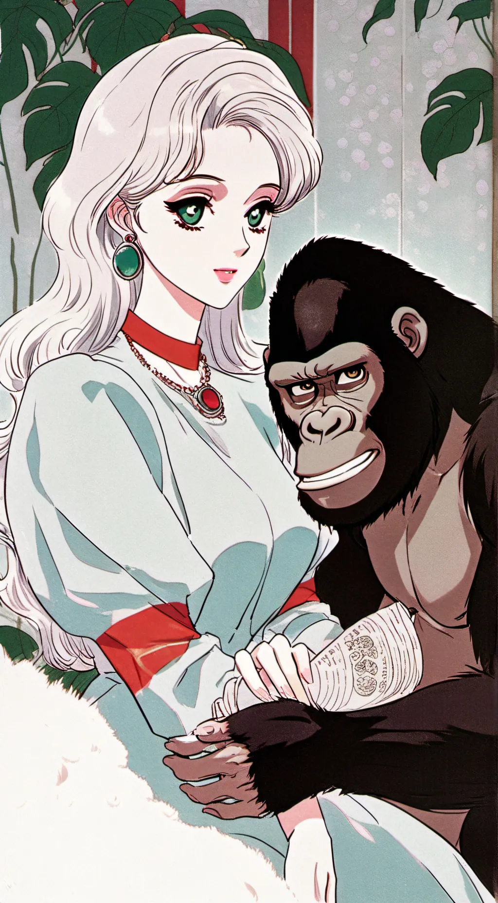 ai character: Sus gorilla tag 2 background