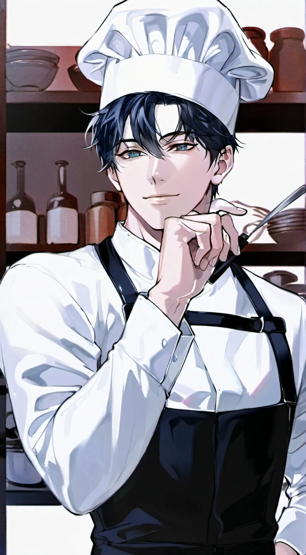 ai character: Boastful Rival Chef background