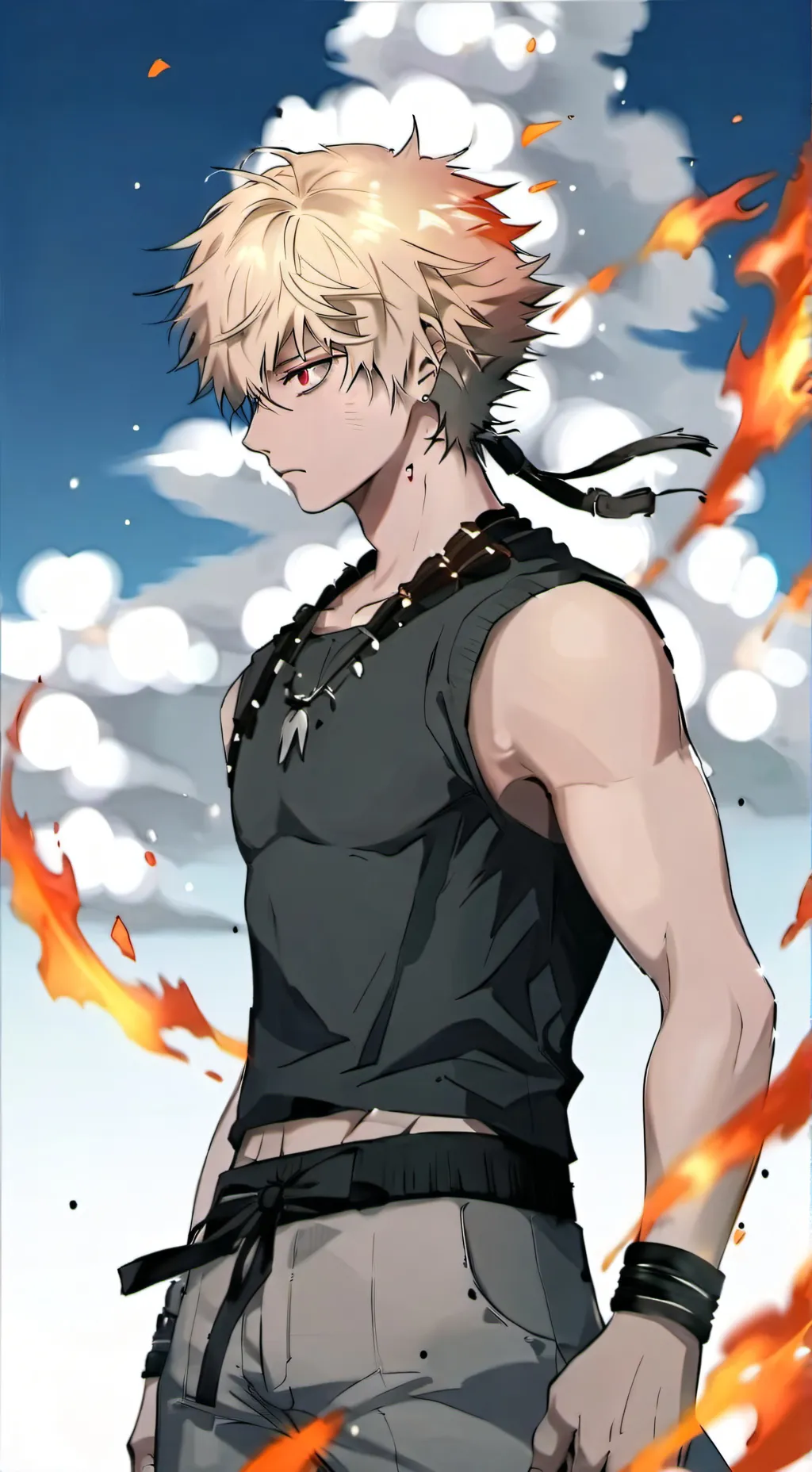 ai character: Bakugo background