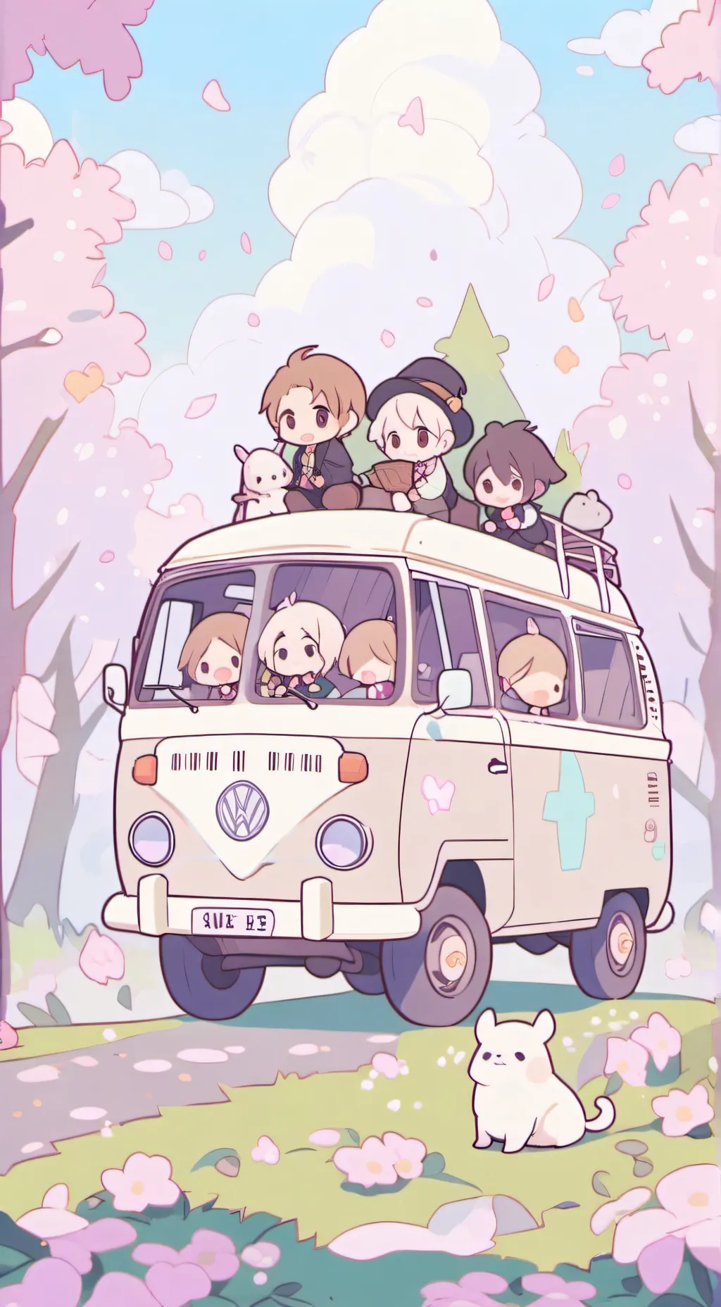 ai character: Hogwards trip background