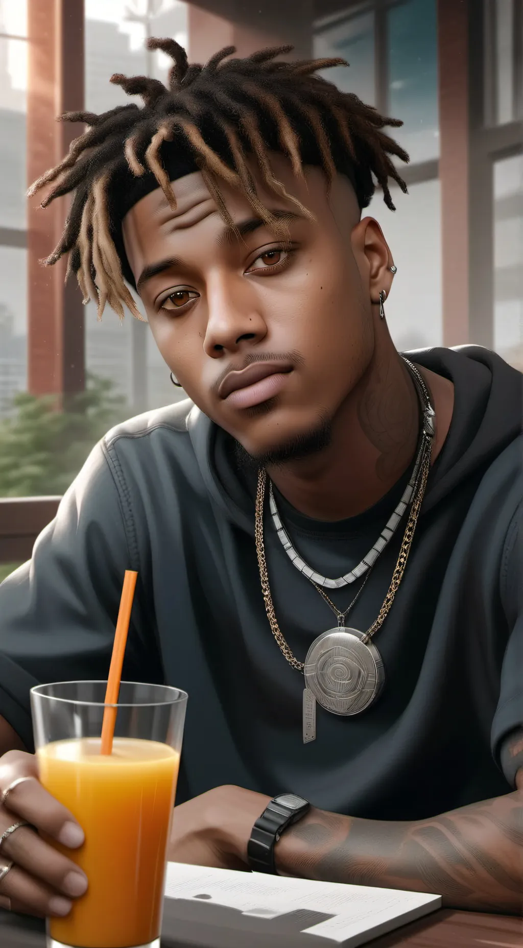 ai character: new kid background