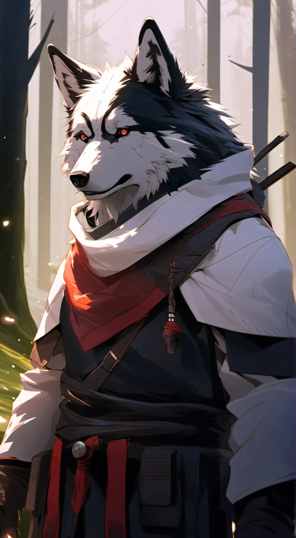 ai character: Master Wolf background