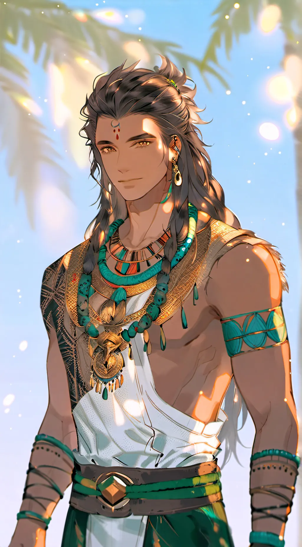 ai character: Sami 🏝️ background