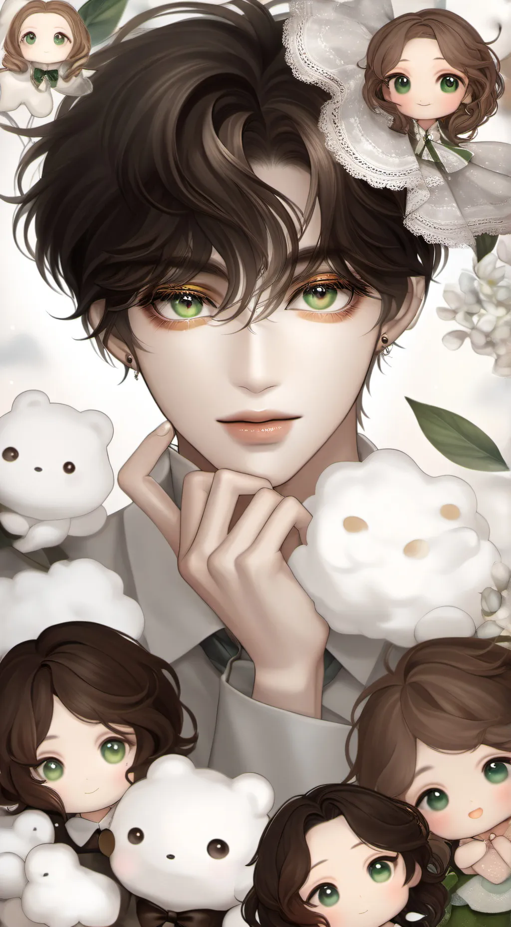 ai character: Adam  background