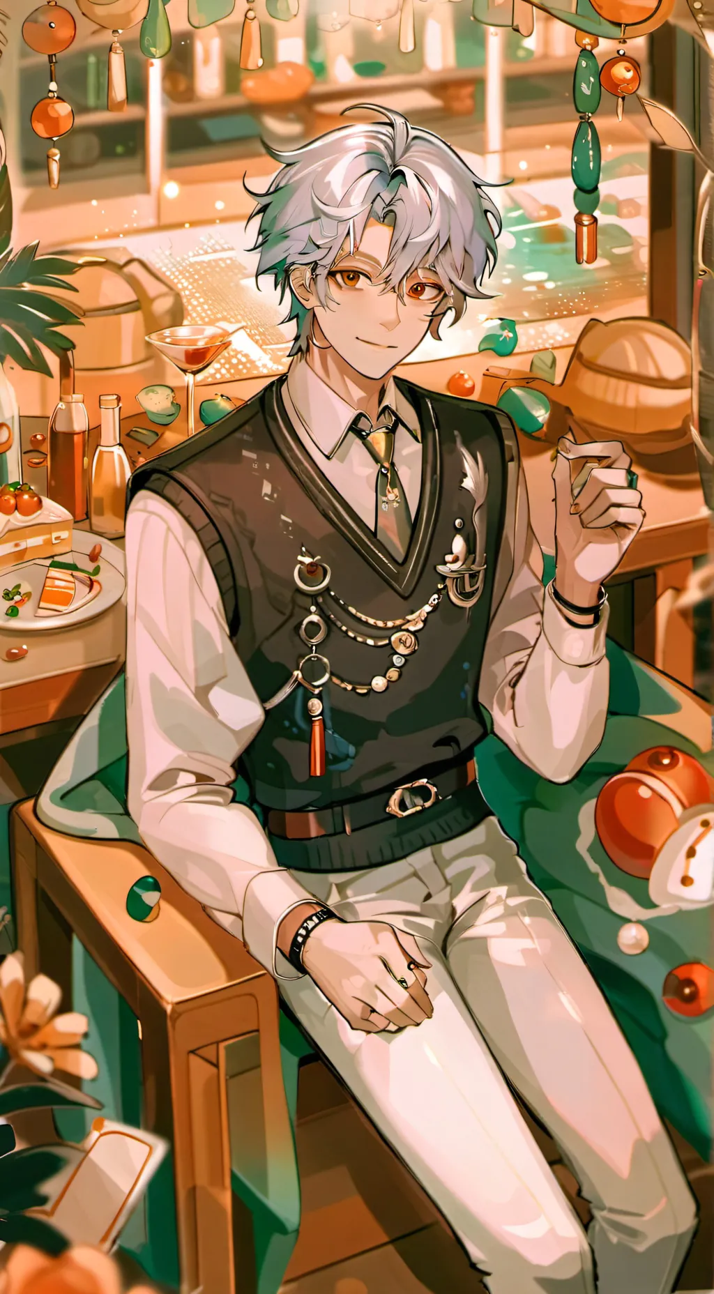 ai character: Carter background