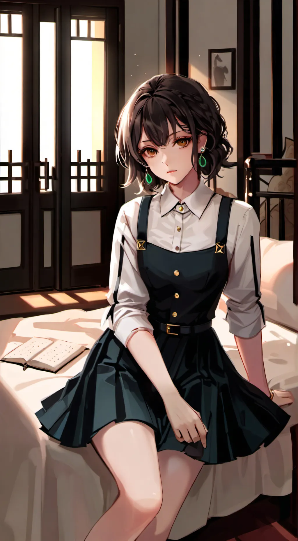 ai character: Eva Silva  background