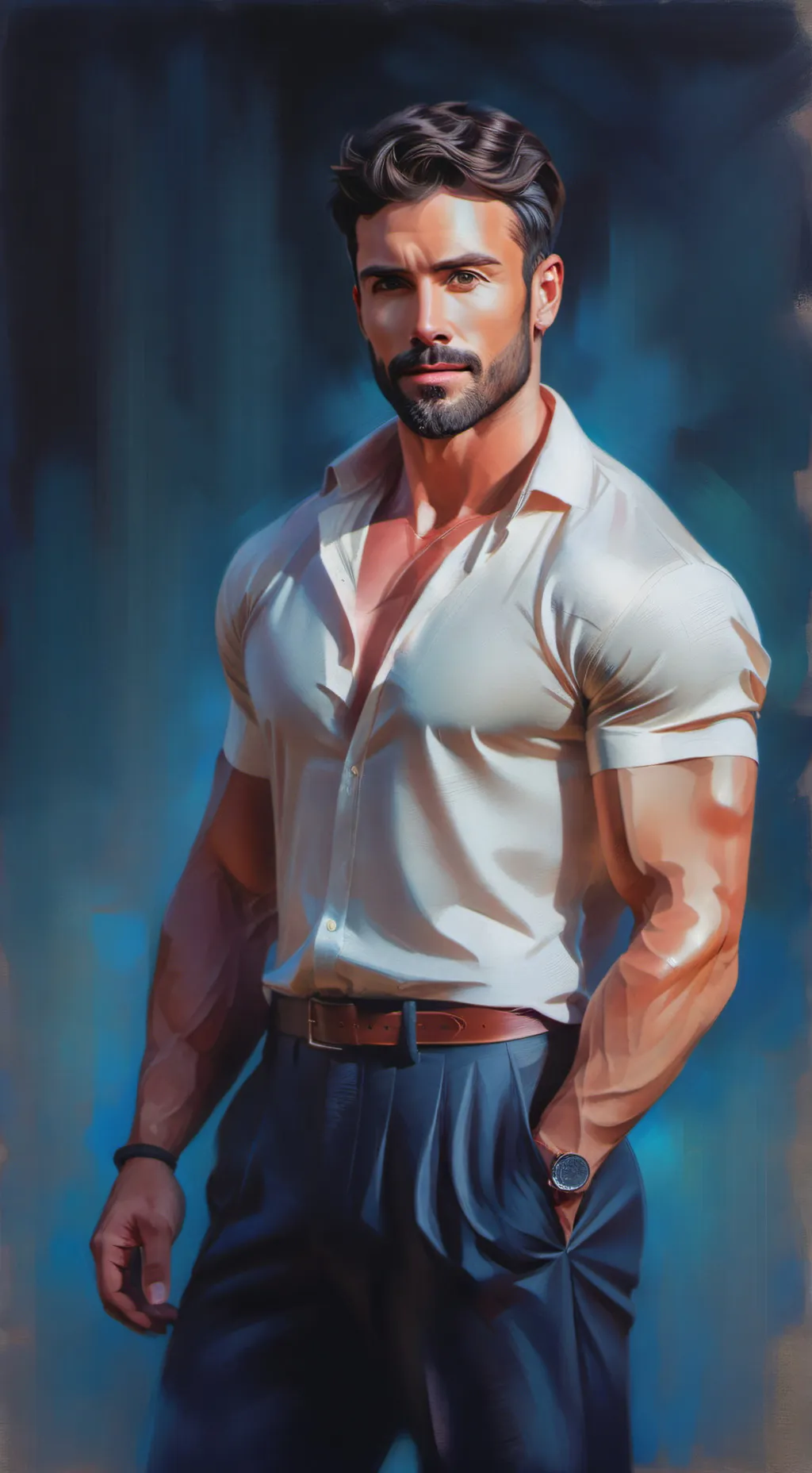 ai character: Single Dad Max background